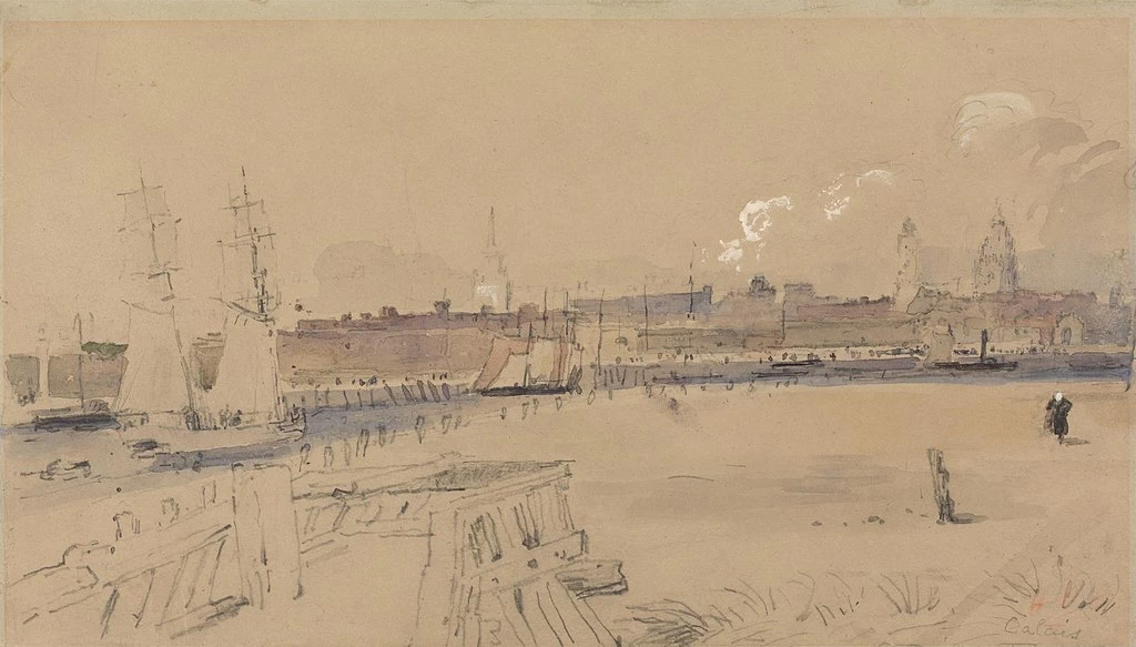 Porto di Calais - Yale Center for British Art, New Haven